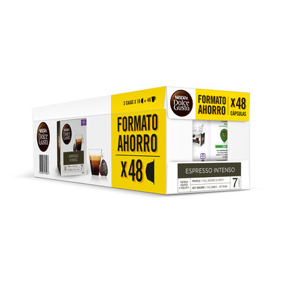 Café Nescafé Dolce Gusto 16 Capsulas 3 Unidades Espresso Intenso