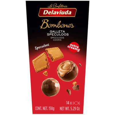 Bombones con galleta caramelizada Delaviuda 150g