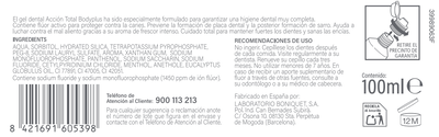 Gel dental Bodyplus 100ml accion total