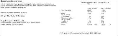 Queso Vaca que r&iacute;e Light porciones pack 16 unidades