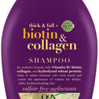 Champ&uacute; Biotina y Col&aacute;geno OGX Cabello Fino,385 ml