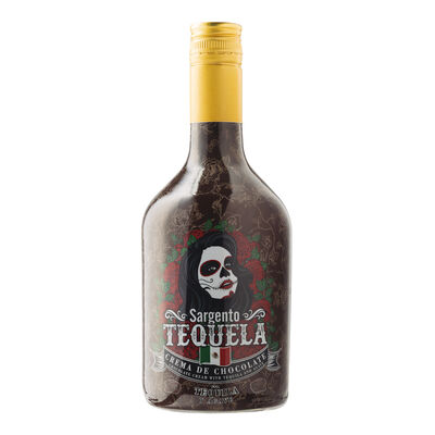 Licor crema de chocolate con tequila Sargento 70cl