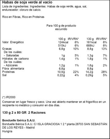 Edamame Bonduelle pack 2