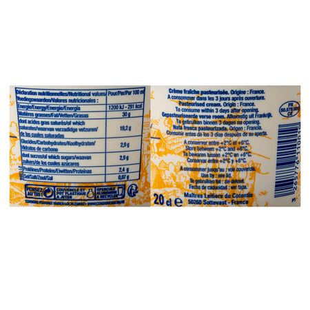 Nata fresca Creme Fraiche 200ml