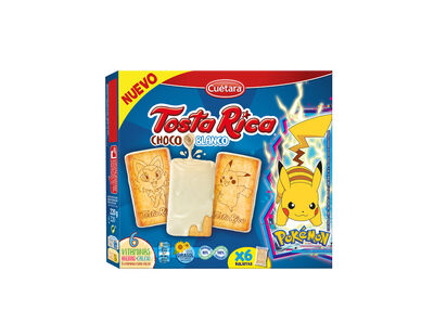 Galleta con chocolate blanco Tostarica Cuétara 220g