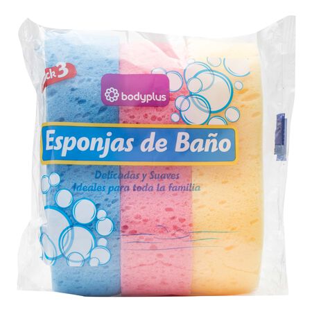 Esponja Bodyplus 3 uds oval