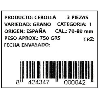Cebolla Buti 750g