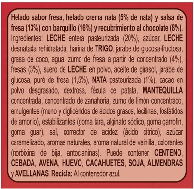 Helado Cornetto Frigo Fresa 4u