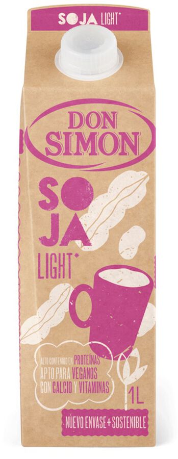Bebida de soja light Don Simón 1l