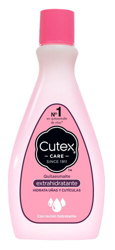 Quitaesmalte Cutex 200ml extrahidratante con loción hidratante
