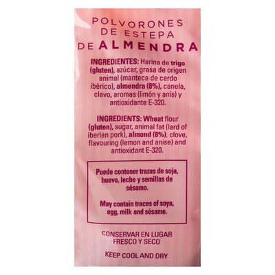Polvor&oacute;n almendra 8% La Fortaleza 500gr