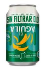 Cerveza rubia sin filtrar 0 0 El Aguila lata 33cl