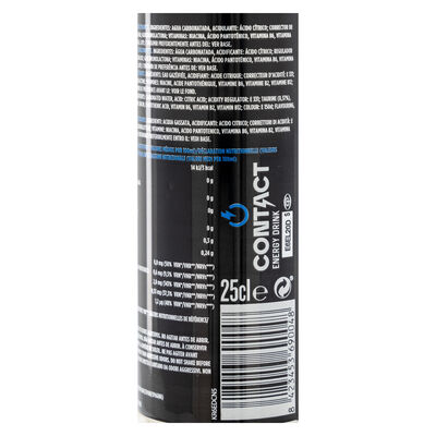 Bebida energética zero Contact 25cl