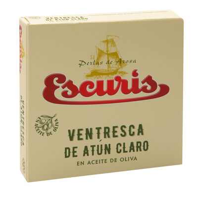 At&uacute;n ventresca en aceite de oliva Escuris 73g
