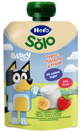 Alimento infantil Hero Yogurín con plátano y fresa 100g
