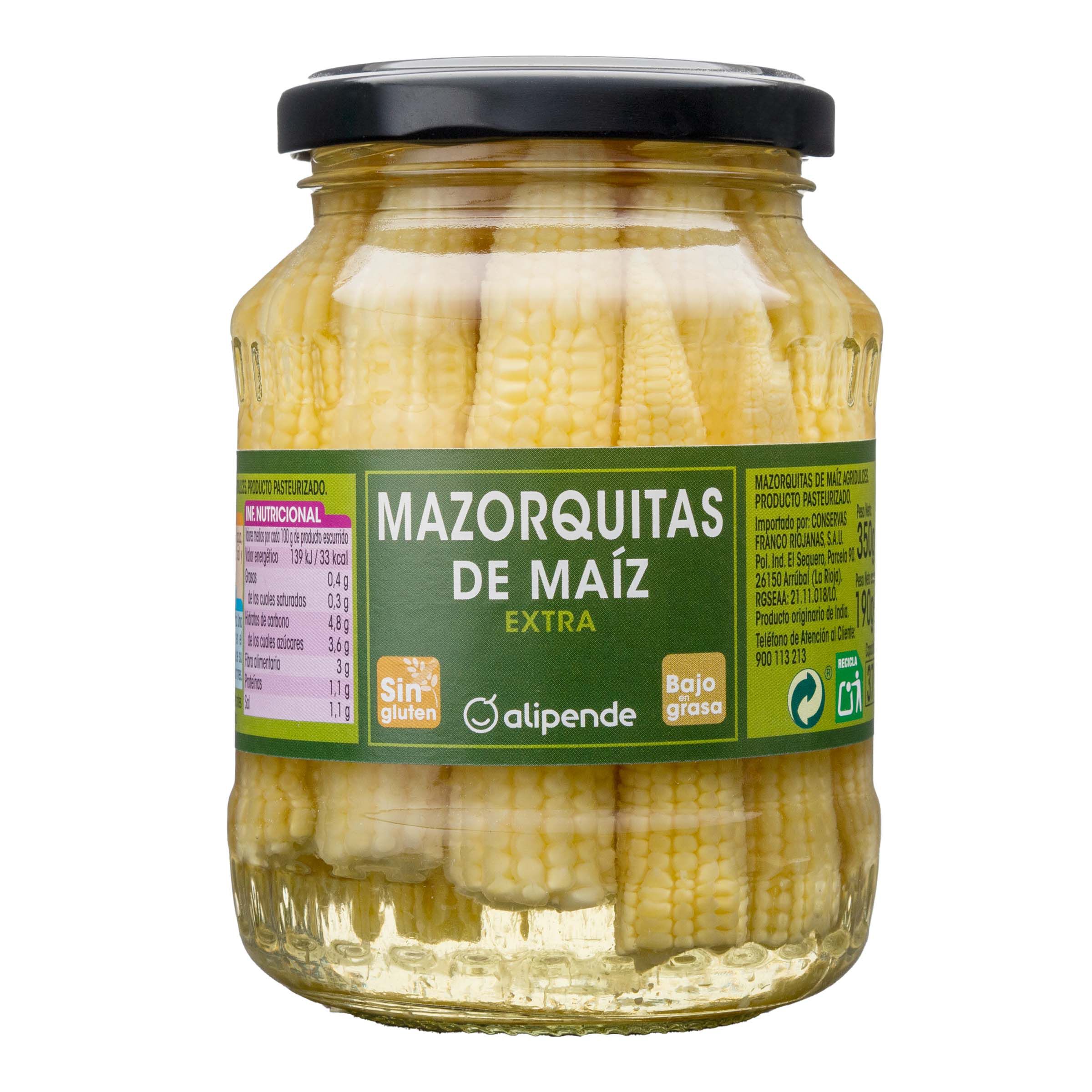 Mazorquitas de maiz Alipende 190g