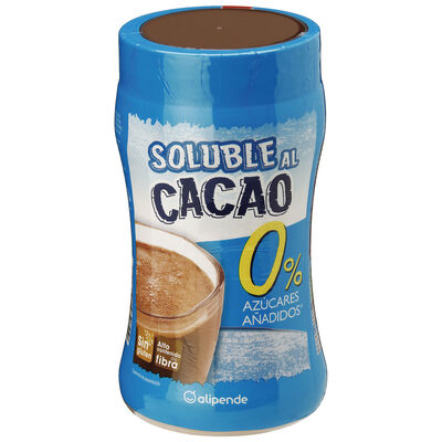Cacao soluble 0% az&uacute;cares a&ntilde;adidos Alipende 450g