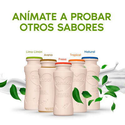 Yogur Bebible Danacol con sabor a Frutos Rojos 6x100g