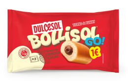Bollisol Dulcesol bollería relleno de cremoso de cacao 3 unid