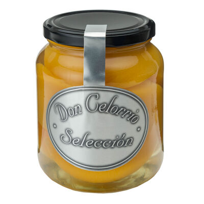 Melocoton en almibar Celorrio 400g