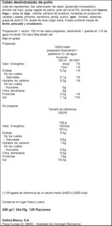Caldo en pastillas Avecrem 24u pollo