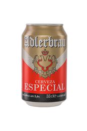 Cerveza rubia Adlerbrau Especial lata 33cl