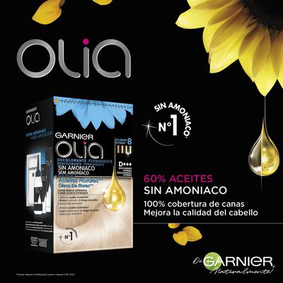 Decolorante permanente Olia n&ordm; 8 sin amoniaco y aceites Florales