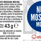 Nuez moscada Alipende 43g molida