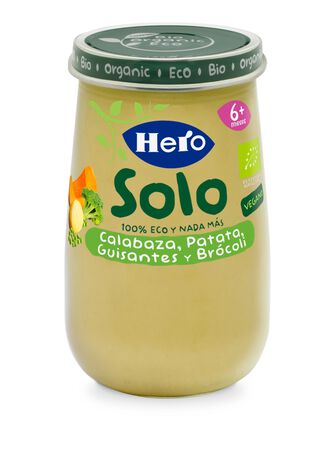 Tarro Hero solo eco calabaza, patata, guisantes y brócoli 190g