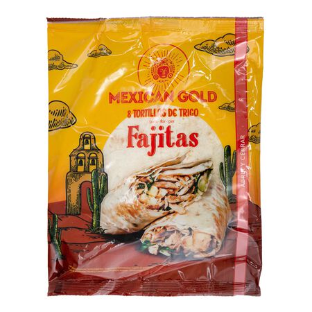 Tortilla trigo Mexican Gold fajita 320g