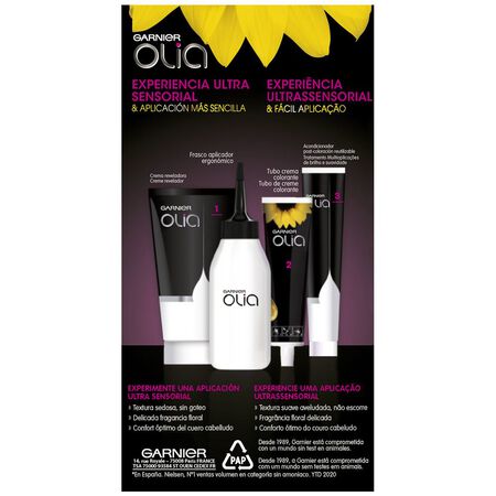 Tinte de cabello sin amoníaco Garnier Olia nº 9 rubio muy claro