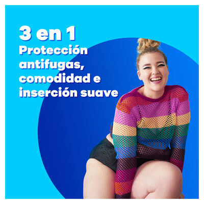 Tamp&oacute;n Tampax Pearl Compak Super Con Aplicador  20 Unidades