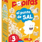 Palomitas punto de sal microondas s/gluten Popitas pack 3