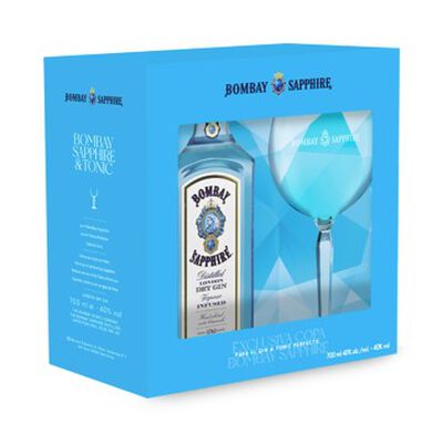 Ginebra Bombay Sapphire 70cl con copa balón exclusiva