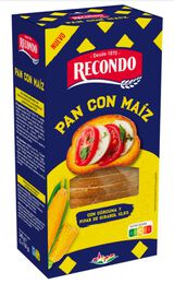 Pan tostado Recondo con maíz cúrcuma y pipas de girasol 240gr