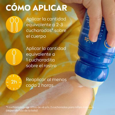 Loci&oacute;n solar roll-on con factor de protecci&oacute;n 50 para ni&ntilde;os Nivea 50ml