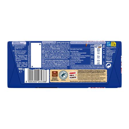 Chocolate con leche sin gluten nestlé 100g Crunch