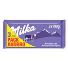 Chocolate con leche Milka 100g pack-3