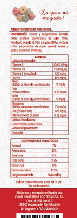 Alimento completo para gato Meque carne y verdura 2kg