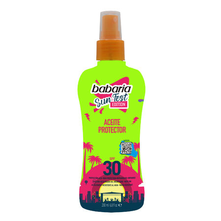 Aceite Protector SPF30 Limited Edition Sunfest, Babaria 200 ml