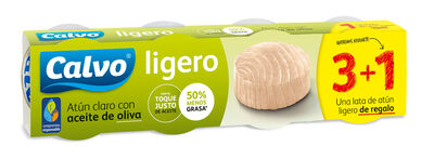 Atún claro ligero aceite oliva Calvo P4