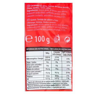 Golosinas sin gluten Dulcicora 100g gummy jelly