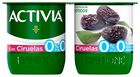 B&iacute;fidus probi&oacute;tico Activia desnatado 0% materia grasa pack 4 ciruelas