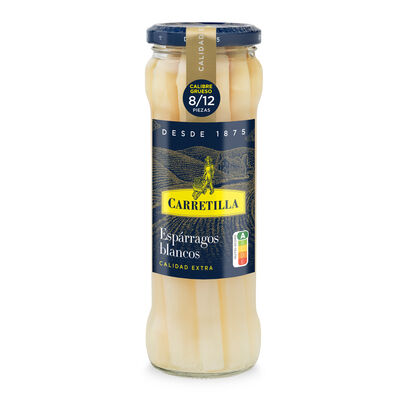 Esp&aacute;rragos blancos Carretilla 205g 8/12unid