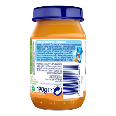 Tarro de verduritas con pavo Nestl&eacute; 190g
