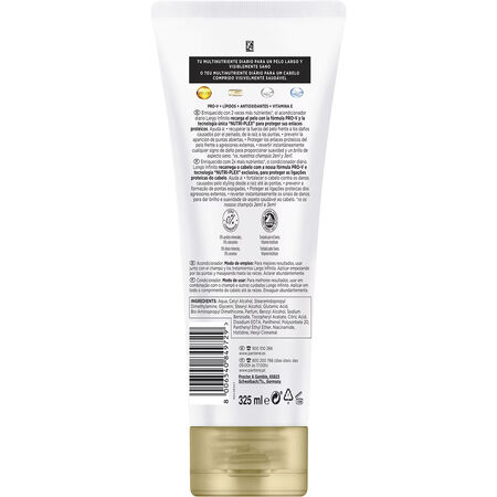 Acondicionador Pantene 325ml Nutri-Plex Largo Infinito