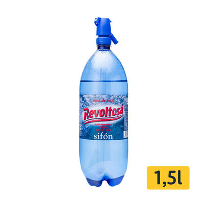 Agua con gas Revoltosa sif&oacute;n 1,5l