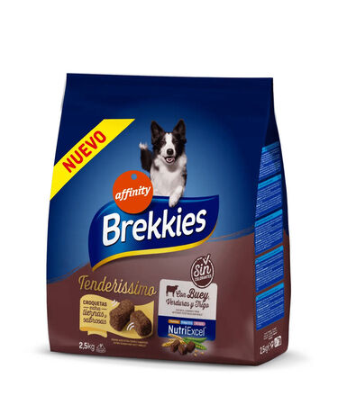 Comida para perros de buey Brekkies Tenderis 2,5kg