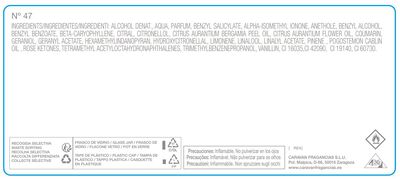 Eau de toilette Caravan mujer 150ml n&ordm;47