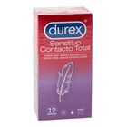 Preservativos Durex 12 uds sensitivo contacto total super finos